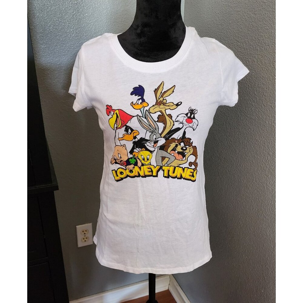 Looney Tunes‎ Girls T-shirt Size XL White New Without Tag